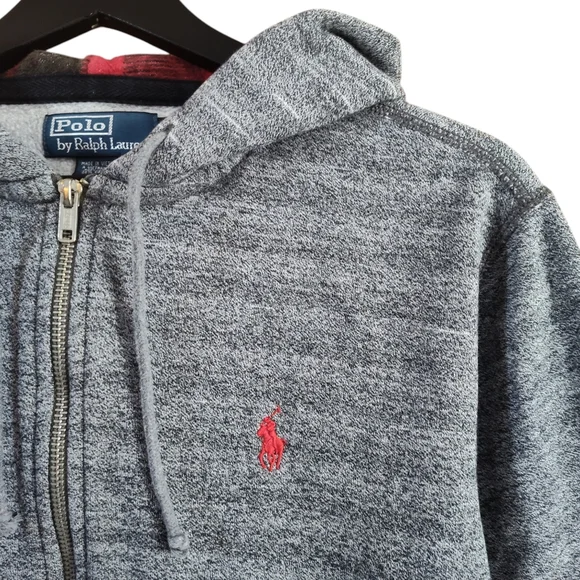 Ralph Lauren Polo Full Zip Sweater Hoodie Mens Small - Picture 4 of 10